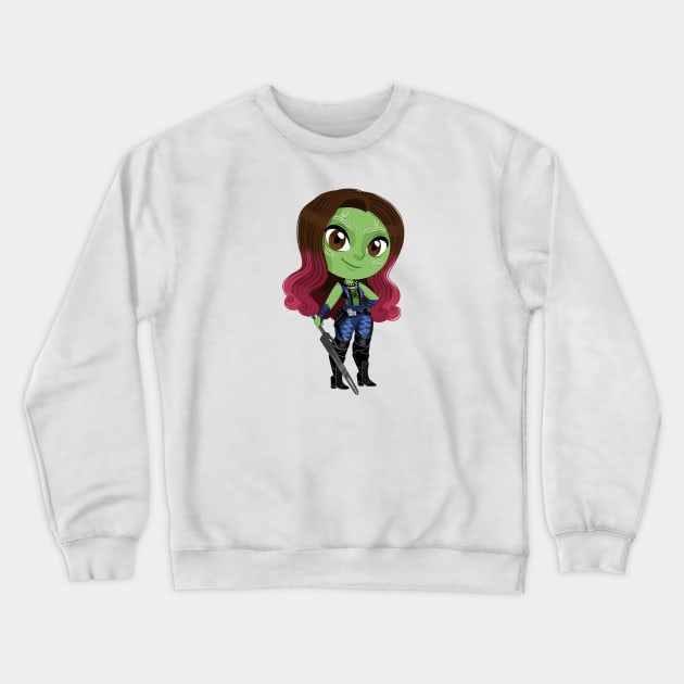 Gamora Crewneck Sweatshirt by InesBarrosArt